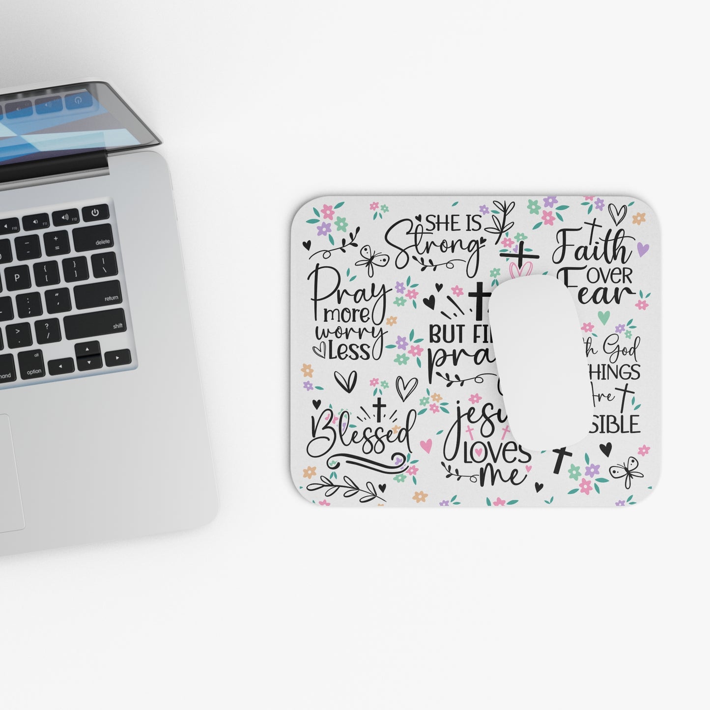 But First Pray Mouse Pad