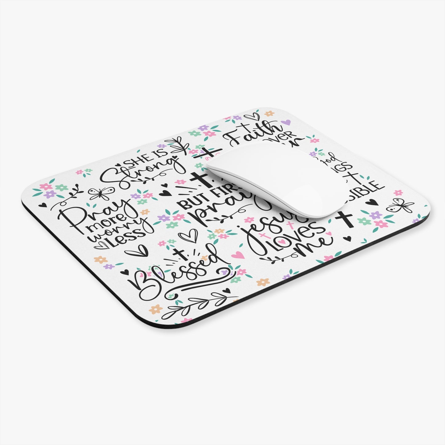 But First Pray Mouse Pad