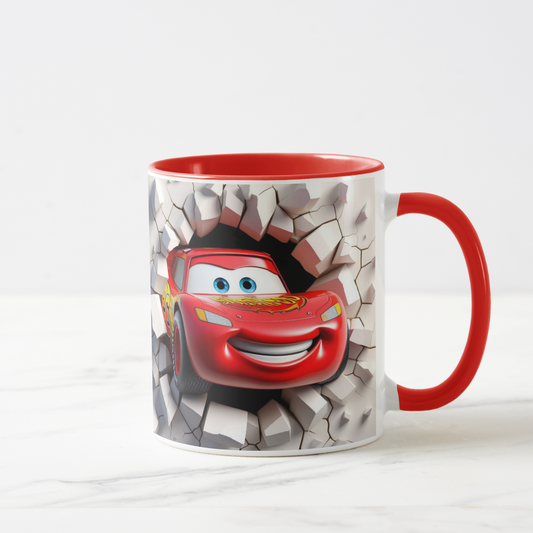 Cars-Inspired Cartoon Character Mug