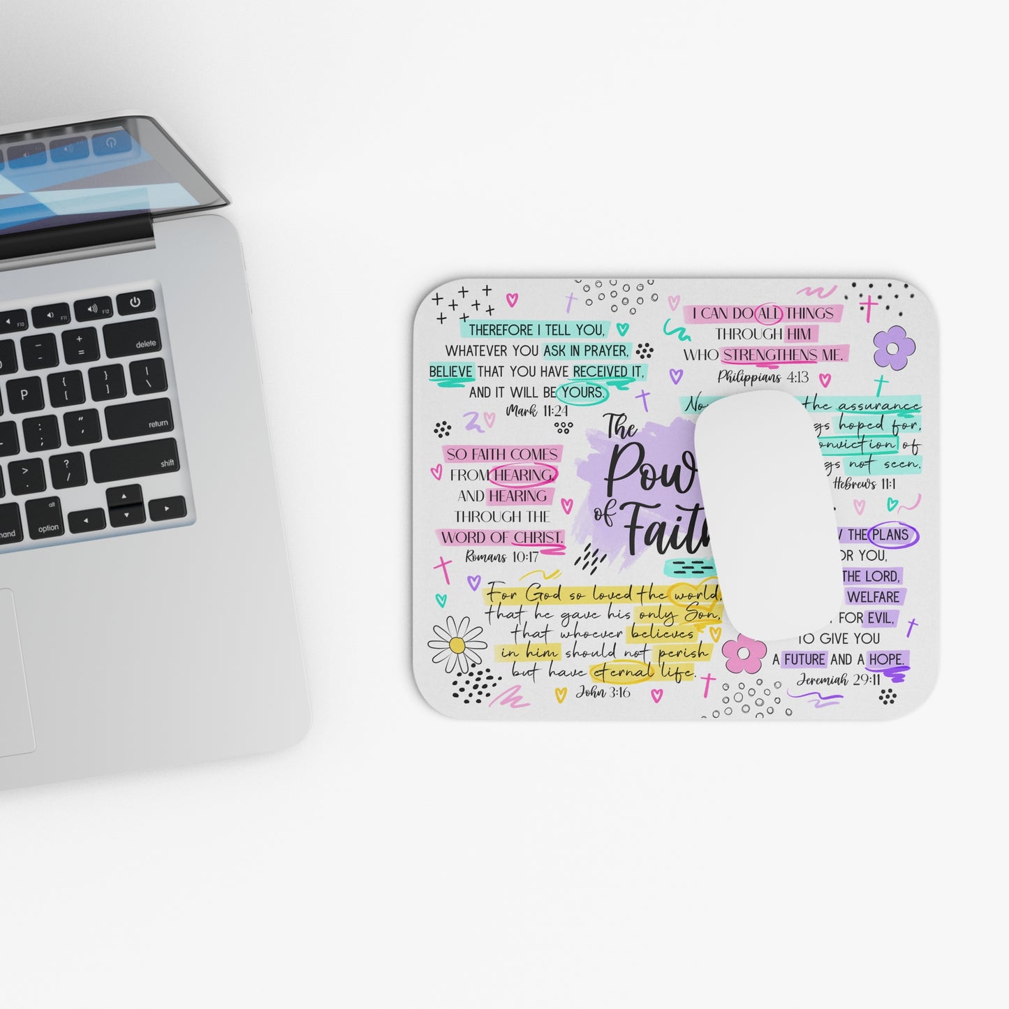 The Power of Faith Mouse Pad