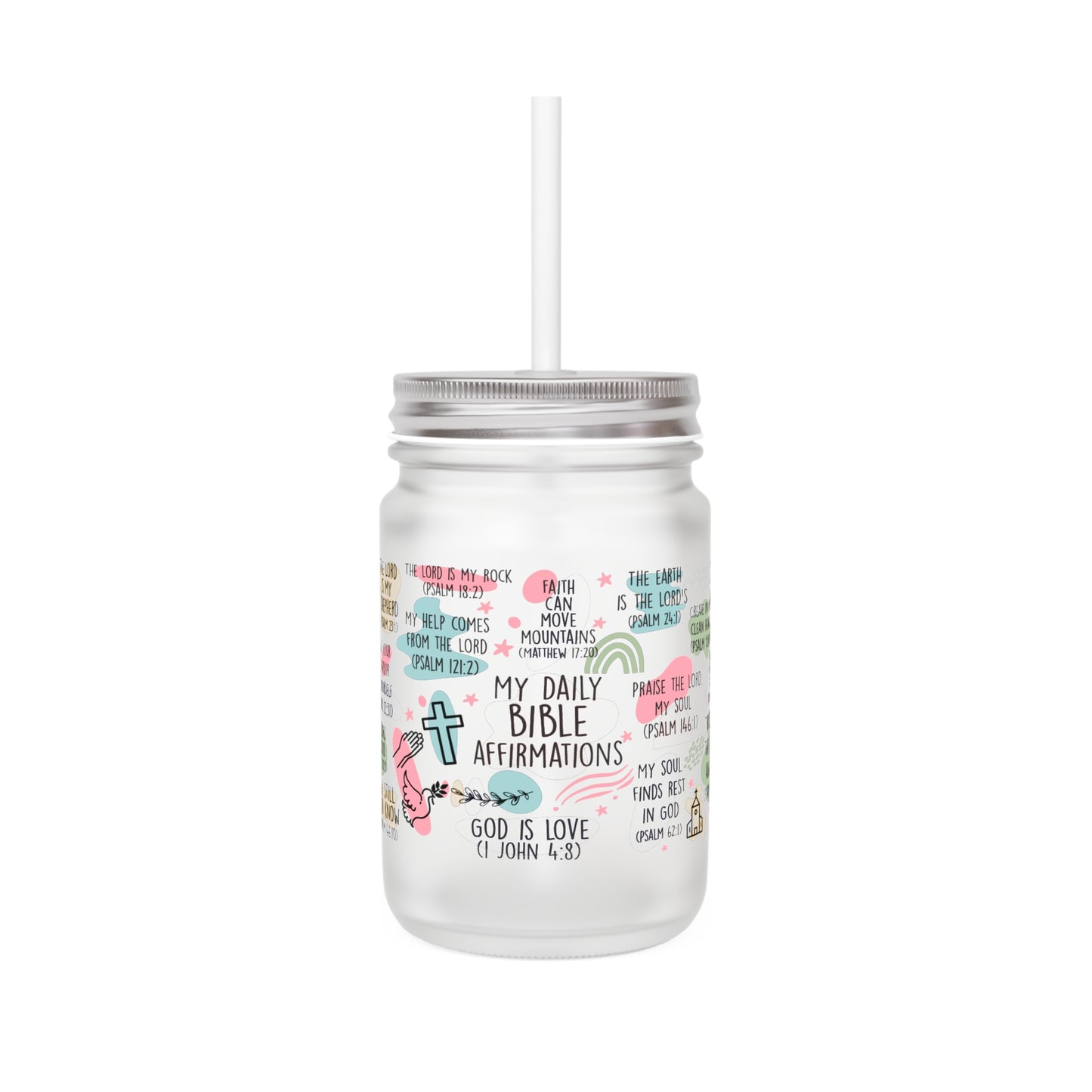 Bible Affirmations Skinny Tumbler – 600ml / 20oz