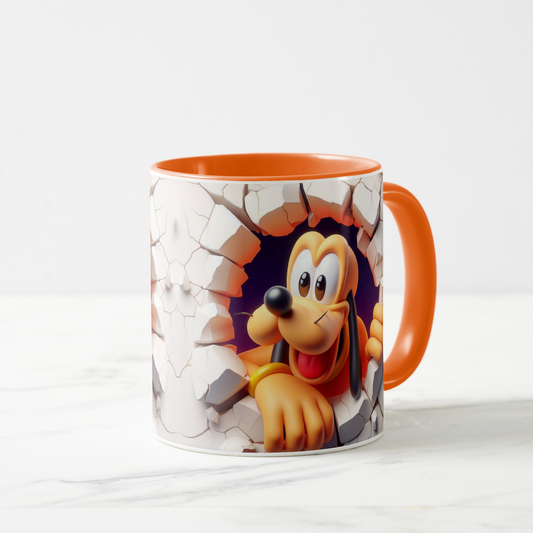 Goofy-Inspired Cartoon Character Mug