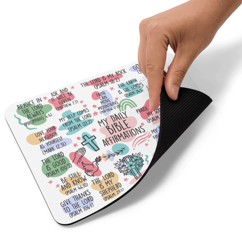 My Daily Bible Verse Affirmations Mouse Pad