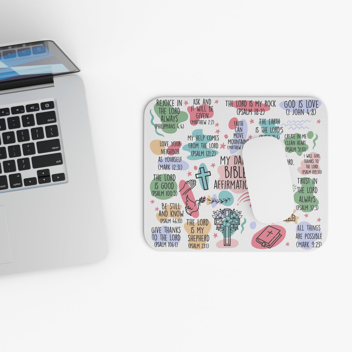 My Daily Bible Verse Affirmations Mouse Pad