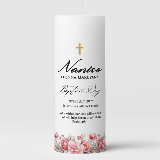 Baptism Christening Candle