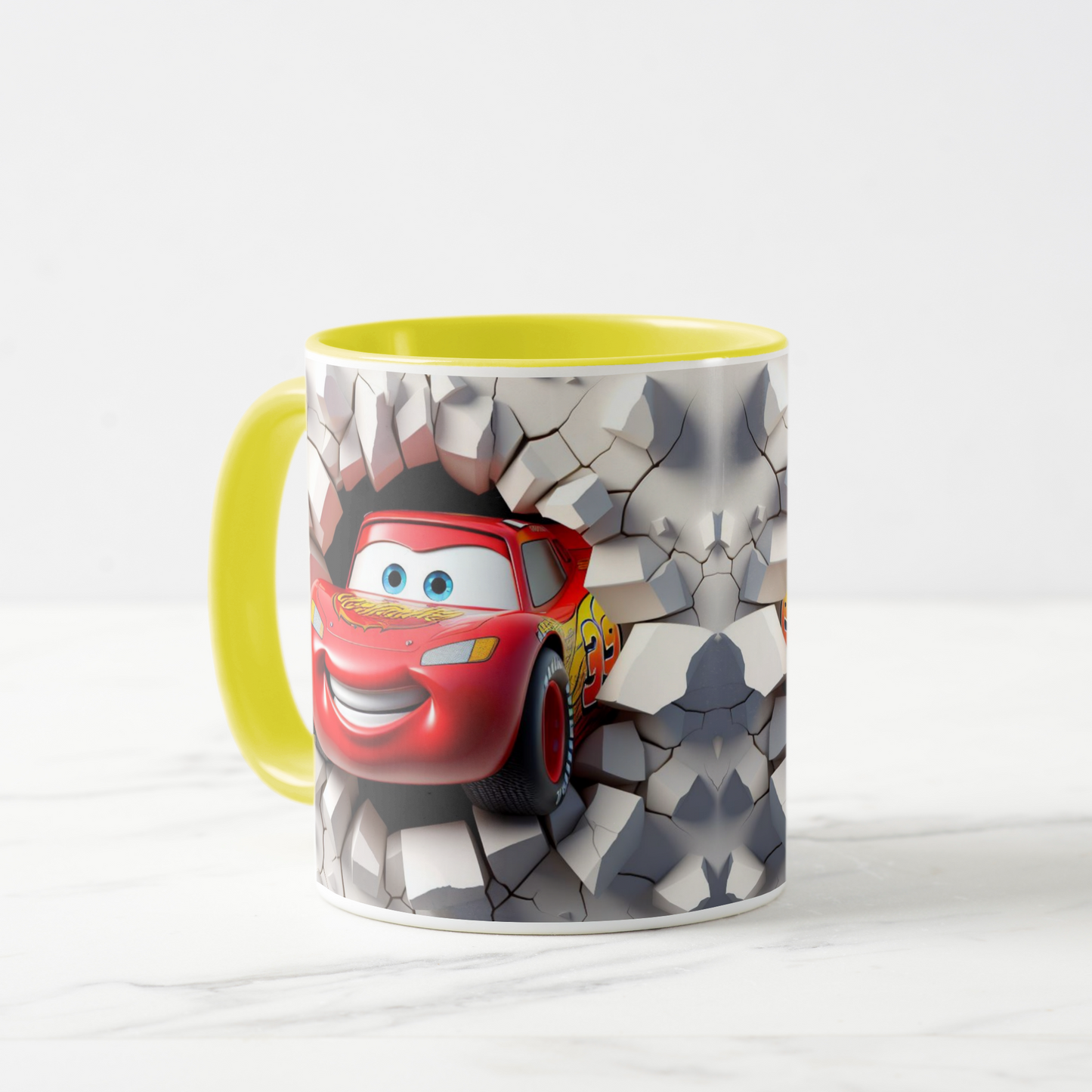 Cars-Inspired Cartoon Character Mug