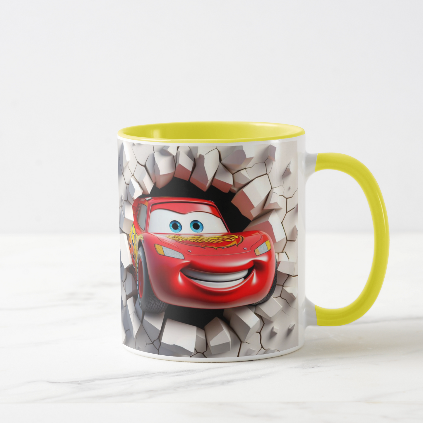 Cars-Inspired Cartoon Character Mug
