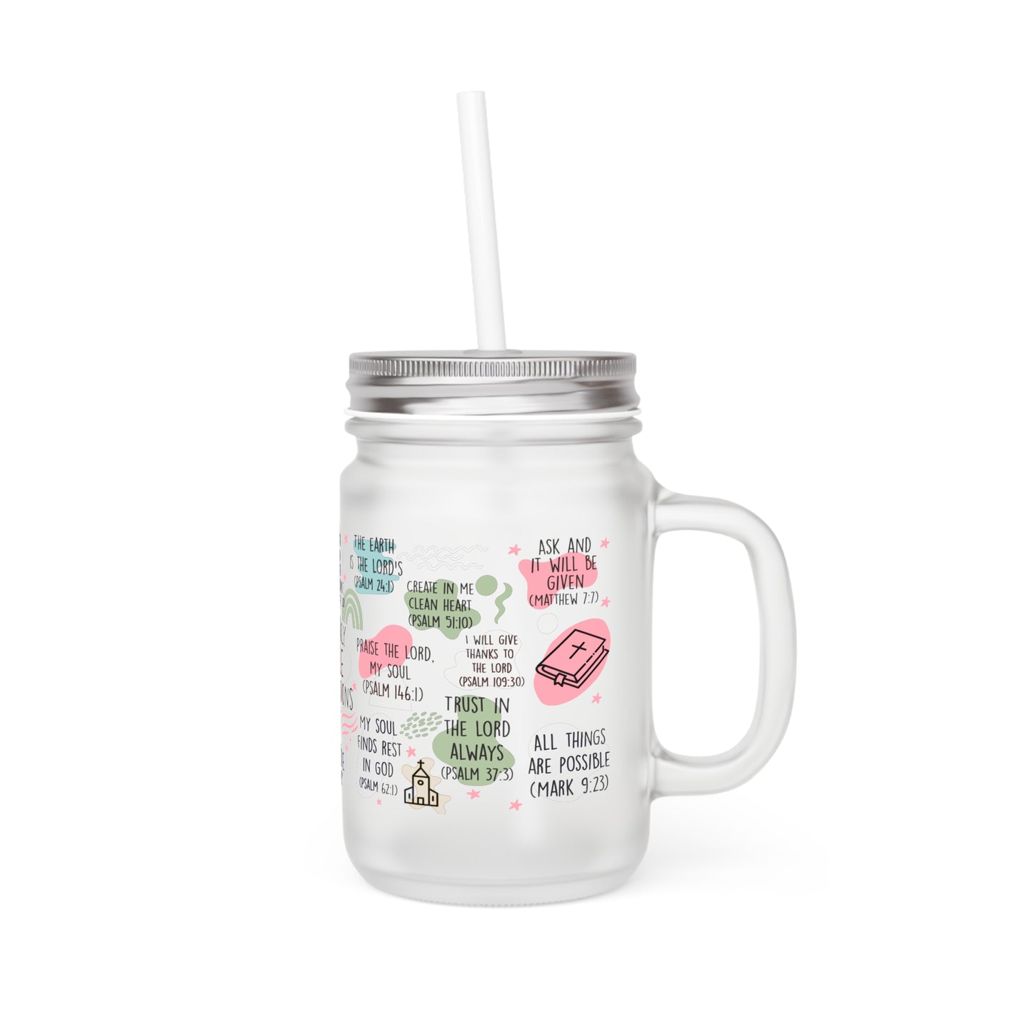 Bible Affirmations Skinny Tumbler – 600ml / 20oz