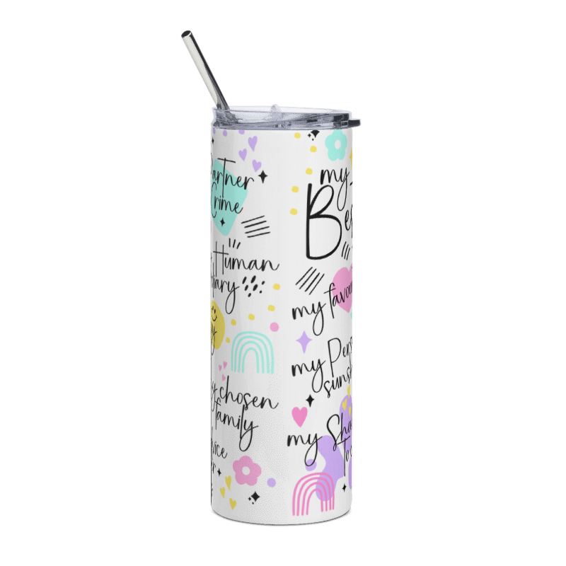 💕 Bestie Tumbler – 600ml / 20oz