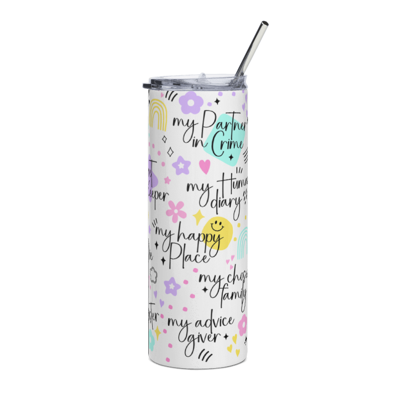 💕 Bestie Tumbler – 600ml / 20oz